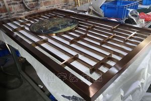 广东不锈钢屏风加工，真空镀色工艺颜色艳丽【恒宇泰金属】